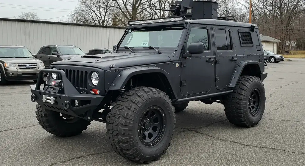 Car that looks like a tank for sale