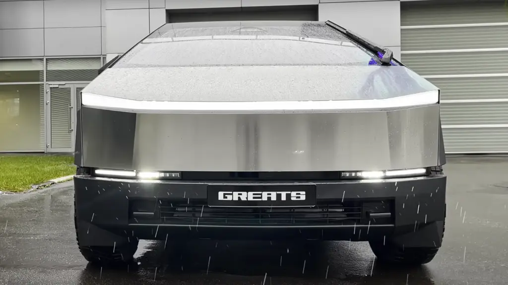 Tesla Car that looks like a tank