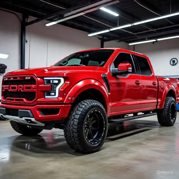 /imagine Ford Shelby Truck For Sale - red color